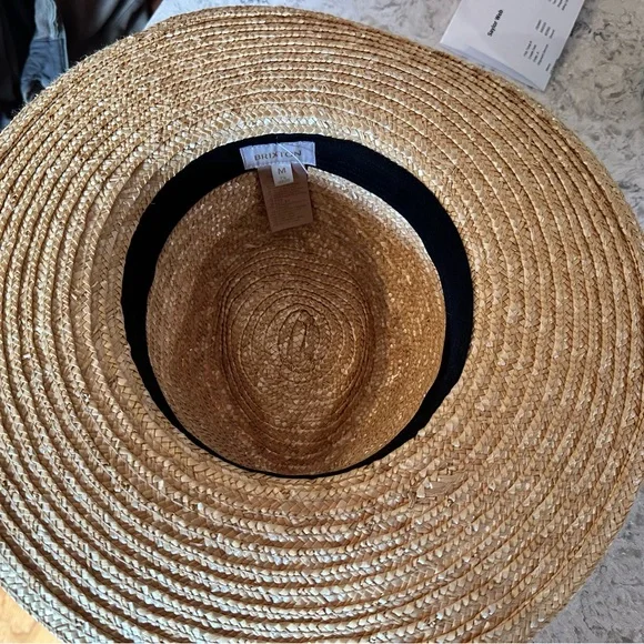 Brixton Joanna Honey Straw Hat with Black Band - Picture 7 of 9